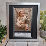 Baby Photo Frame – Personalised Silver 6x8 inch