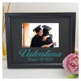 Graduation Personalised Black Photo Frame