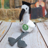 Ibis (Bin Chicken)Graduation Plush Toy with Message on Badge