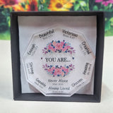 Personalised Graduation "You Are" Inspirational Acrylic Plaque Gift Box