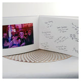 Personalised Gold Glitter Guest Book A5 for 100th Birthday