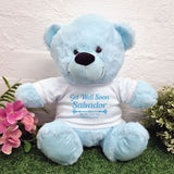 Light Blue Bear 30cm Get Well Soon Shirt