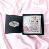 60th Acrylic Heart Mum Plaque in Gift Box