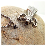 Personalised Angel Memorial Cremation Ashes Necklace & Keepsake Gift Box