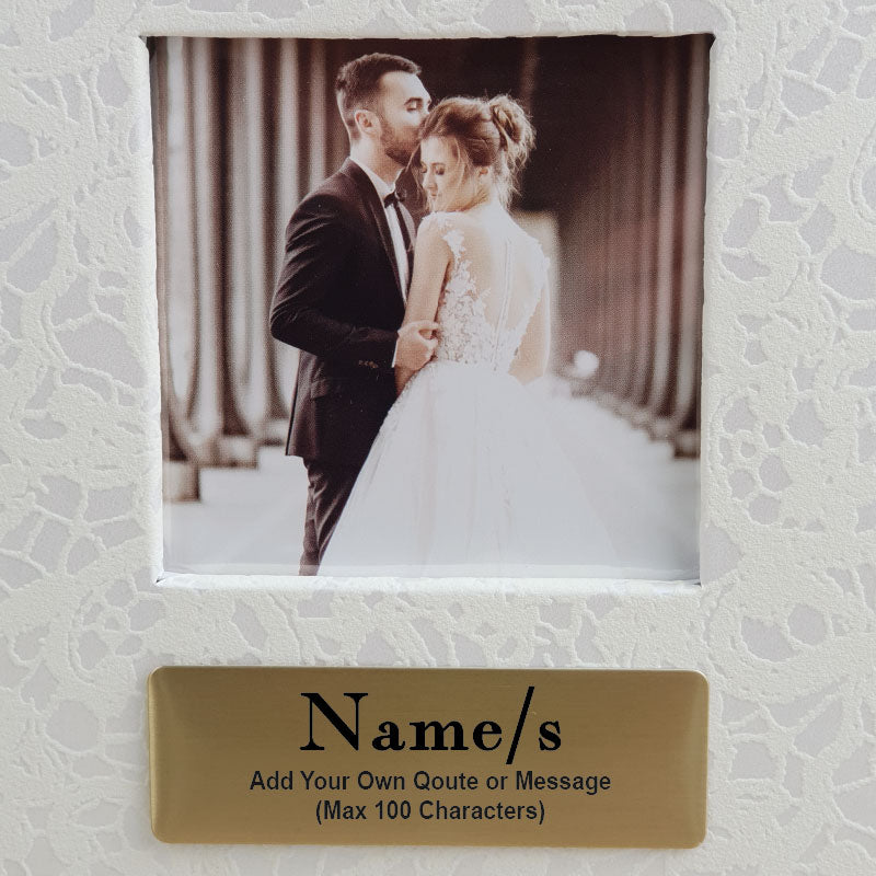 Personalised Aunty Lace Glamour Photo Album – Holds 300 Photos
