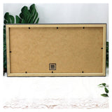Graduation Gallery Photo Frame Typography Print 4x6 Natural Wood